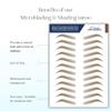 Bliss and Beyond USA, 2 sheets eyebrow tattoo waterproof sticker, Long Lasting, Natural Looking Eyebrow for Alopecia, Chemo, Cancer gift. Same Size eyebrow tattoos view 4