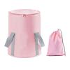 Duiaynke Portable Foot Bath Basin Thermal Insulation Basin Water Container Foot Soaking Bucket for Camping Travel Hiking (Pink) view 1