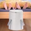 Duiaynke Portable Foot Bath Basin Thermal Insulation Basin Water Container Foot Soaking Bucket for Camping Travel Hiking (Beige) view 2
