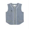 NinthAvenue Basics Barber Vest Denim Barber Vest For Men King Midas (4XL), Blue view 3