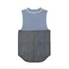 NinthAvenue Basics Barber Vest Denim Barber Vest For Men King Midas (4XL), Blue view 4