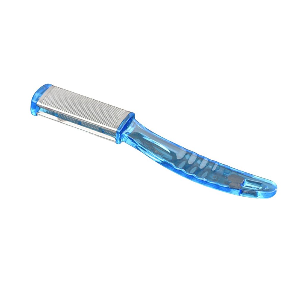 Beatifufu Stainless Steel Dual-Sided Foot Rasp for Dead Skin Removal Ergonomic Callus Remover and Scrubber Long-Lasting Pedicure Tool for Smooth Feet Random Color