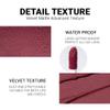 evpct 6Pcs Maroon Red Silky Velvet Matte Liquid Lipstick Lip Gloss Set for Women Long Lasting 24 Hours Color Stay Lipstick labiales matte larga duracion mate 24 horas originales 10# view 4