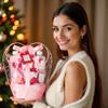 Gift Basket Christmas Gifts for Women Spa Set Lily & Peony Home Spa Set, Beauty Personal Care Set Jojoba Oil, Spa Self Care Kit, Bath Body For Thank You, Birthday Gifts view 3