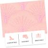 FOMIYES 1 Bath Sponge Set Exfoliater Exfoliante Bathing Towel Scrubber for Women Exfoliating Back Deep Cleaning Tool Shower Ball Back-Pulling Strip Gloves Bath Flower Cotton, 60X10cm, Pink view 4