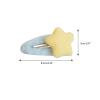 2 Pcs Plush Star Hair Clip Star Mini Star Hairpin Sweet Handmade Cute Pins Hairpin Headwear Hair Accessories Women Girls view 3