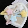 2 Pcs Plush Star Hair Clip Star Mini Star Hairpin Sweet Handmade Cute Pins Hairpin Headwear Hair Accessories Women Girls view 4