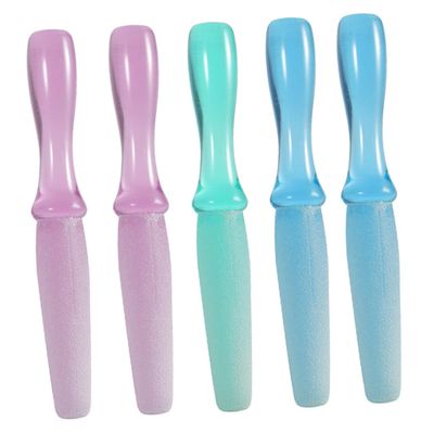 Beatifufu 5 Pcs Plastic Foot File Double Sided Rasp and Scrubber Tools for Effective Removal and Smooth Feet Ideal for Pedicure and Foot Care