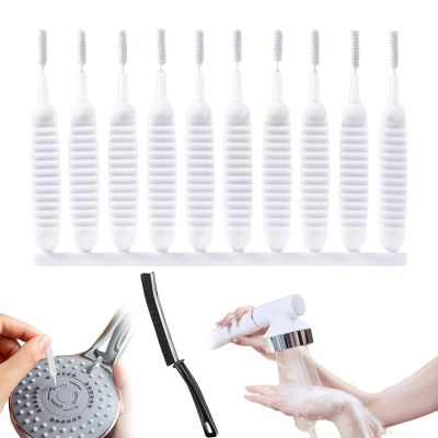 Gap Hole Anti-Clogging Cleaning Brush, Anti Clogging Cleaning Brush, Hailoyearn Shower Head Cleaning Brush, Hailoyearn Shower Head Brush, Suitable for Holes Larger Than 0.7mm in Diameter (10Pcs)