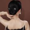 Tacarlha Lazy Hair Curler,Easy Bun Creator, Hair Bun Maker, Flower Fishtail Rhinestone Feather Hair Curler, Deft Bun Twister for Long Hair Women Hair Styling Accessories (G-1PCS) view 4