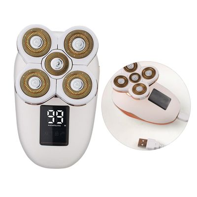 FOMIYES Men Electric Shaver LCD Screen Rechargeable Trimmer Hair Trimmer for Men Women Facial Hair Remover