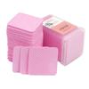 Beatifufu 400pcs Eyelash Glue Wipes Pink Cleaning Cloths for Eyelash Extensions Lint Non-Woven Pads Portable and Easy to Use for Daily Makeup and Lash Grafting view 1