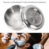 Stainless Steel Shaving Bowl with Lid - Beard Soap Bowl for Men, Durable & Anti-Slip Shaving Mug for Rich Lather, Perfect for Home & Salon Use view 2