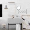 KJBIKBZPK Wall Mounted Makeup Mirror 10x Magnification, Double Sided Magnifying Vanity Mirror for Bathroom view 2