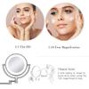 KJBIKBZPK Wall Mounted Makeup Mirror 10x Magnification, Double Sided Magnifying Vanity Mirror for Bathroom view 3