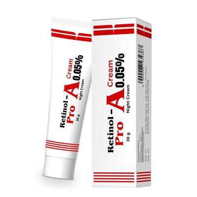 NinthAvenue Basics Retinol Pro Night Cream 0.05 Vitamin A Fine Lines, Sun Spots, Anti-Aging (30 Gram / 1.05 Oz)