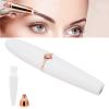 2 in 1 Electric Eyebrow Trimmer, Lipstick Shape Painless Hair Removal Machine, Versatile Hair Removal Tool for Face and Body view 2