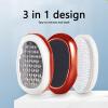 3 in 1 Foot File Callus Remover, Stainless Steel Pedicure Tool Foot Scrubber Dead Skin Remover, Foot Sander Heel Scraper with Cleaning Brush for Home Spa Use view 2