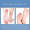 3 in 1 Foot File Callus Remover, Stainless Steel Pedicure Tool Foot Scrubber Dead Skin Remover, Foot Sander Heel Scraper with Cleaning Brush for Home Spa Use view 3