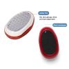 3 in 1 Foot File Callus Remover, Stainless Steel Pedicure Tool Foot Scrubber Dead Skin Remover, Foot Sander Heel Scraper with Cleaning Brush for Home Spa Use view 4