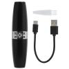 Electric Eyebrow Trimmer, Lipstick Shape Portable Facial Hair Remover, Portable Facial Epilator for Women (Black) view 1