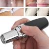Electric Eyebrow Trimmer, Lipstick Shape Portable Facial Hair Remover, Portable Facial Epilator for Women (Black) view 2