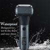 Electric Shaver for Men, Wet & Dry Shave, Turbo & Gentle Shaving Modes, 5 Blade Heads Waterproof Foil Shaver, Gifts for Men (Blue) view 3