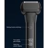Electric Shaver for Men, Wet & Dry Shave, Turbo & Gentle Shaving Modes, 5 Blade Heads Waterproof Foil Shaver, Gifts for Men (Blue) view 4
