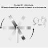 KJBIKBZPK Wall Mounted Makeup Mirror, Wall Mounted Vanity Cosmetic Mirror Two-Sided 360Swivel Extendable Bathroom Shaving Mirror 3X Magnifying,8inchsquarebottom (Color : 6inchsquarebottom) view 3