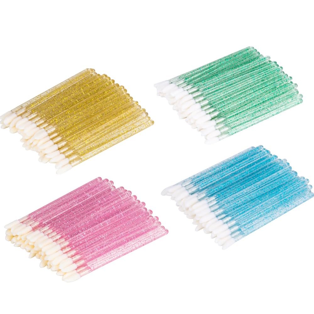 200PCS Disposable Lip Brushes Lip Gloss Applicators Lipstick Gloss Wands Lip Gloss Kit Tools Lip Wands Bulk Lip Gloss Brush Lipstick Wands