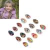 15PCS Sea Shell Hair Braid, DIY Decorative Accessories, Printed Shell Pendant Hair Hoop for Wedding and Party view 2