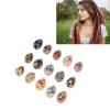 15PCS Sea Shell Hair Braid, DIY Decorative Accessories, Printed Shell Pendant Hair Hoop for Wedding and Party view 3