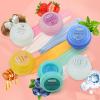 6 Pack Cute Lip Mask Sleeping Overnight for Dry Lips with Coconut Oil and Beeswax -Smoothing Hydrating Softening Plumoing Moisturizing with Small Lip Brush 6 Flavors Gift for Women 0.18 Oz view 2