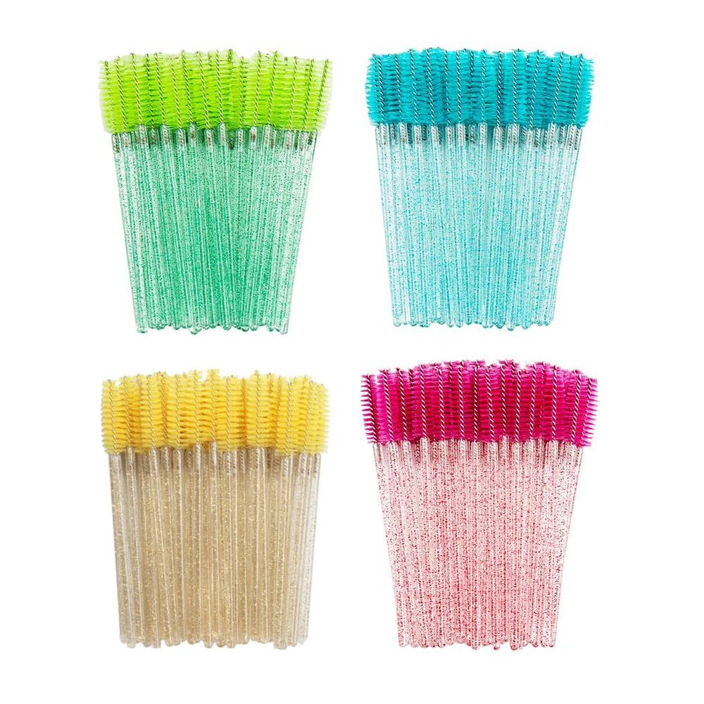 200PCS Disposable Mascara Wands Applicator Eyelash Brush Spoolies Brush Eyebrow Brush Applicator Lash Spoolies Bulk Eyelash Extension Brush