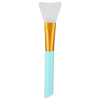 Soft Head Face Mask Brush, Soft Silicone Clay Mask Applicator for Foundation Cream Lotion, Makeup Facial Mud Masks Even Applicator, Face Mask Beauty Toolfor Beauty Salon Home Use, Blue