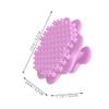 Baluue Silicone Facial Scrubber for Deep Cleansing and Exfoliating Manual Face Brush for Men and Women Gentle Skin Massage Tool Soft Silicone Wash Brush for Oily Skin and Blackhead view 2