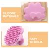 Baluue Silicone Facial Scrubber for Deep Cleansing and Exfoliating Manual Face Brush for Men and Women Gentle Skin Massage Tool Soft Silicone Wash Brush for Oily Skin and Blackhead view 4