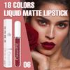 evpct 1Pcs Plum Red Liquid Matte Lipstick Lipgloss Set for Women, labiales mate 24 horas originales matte larga duracion 24 Hour Lipstick Lip Stains Long Lasting Waterproof 24, 06# view 2