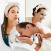 ATROCH Makeup Headband & Wristband Spa Set  Puffy Sponge Skincare Headband for Washing Face, Soft Non-Slip Set for Women & Teen Girls, Ideal Present for Teen Girls Birthday view 3