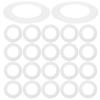 Baluue 50pcs Waxing Machine Mats Paper Liners for Hair Removal Protective Wax Heater Mats to Prevent Spills Compatible Various Wax Heaters Easy to Use and Replace view 1