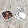 Caroline's Treasures English Bulldog Christmas Compact Mirror Decorative Travel Makeup Mirror for Women Girls Gifts Pocket Makeup Mirror Folding Handheld view 3