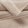 BOUTIQUO Ultra Soft Cotton Washcloths, Contains 12 Piece Face Cloths 12x12 inch, Ideal for Everyday use Face Towels, Compact & Lightweight Multi Purpose Washcloths - Tan view 2