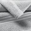BOUTIQUO Ultra Soft Cotton Washcloths, Contains 12 Piece Face Cloths 12x12 inch, Ideal for Everyday use Face Towels, Compact & Lightweight Multi Purpose Washcloths - Light Grey view 2