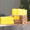 BOUTIQUO Ultra Soft Cotton Washcloths, Contains 12 Piece Face Cloths 12x12 inch, Ideal for Everyday use Face Towels, Compact & Lightweight Multi Purpose Washcloths - Lime Yellow view 3