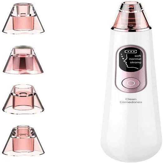 aiqiua Blackhead Remover Pore Vacuum, Electric Pore Extractors, USB Rechargeable Facial Pore Cleaner Blackhead Suction Tool with Replaceable ProbesSafe, Effective, Painless, Portable and Easy to use