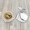 Caroline's Treasures Alaskan Malamute and Flowers Compact Mirror Decorative Travel Makeup Mirror for Women Girls Gifts Pocket Makeup Mirror Folding Handheld view 3