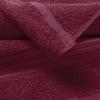 BOUTIQUO Ultra Soft Cotton Washcloths, Contains 12 Piece Face Cloths 12x12 inch, Ideal for Everyday use Face Towels, Compact & Lightweight Multi Purpose Washcloths - Burgundy view 2