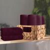 BOUTIQUO Ultra Soft Cotton Washcloths, Contains 12 Piece Face Cloths 12x12 inch, Ideal for Everyday use Face Towels, Compact & Lightweight Multi Purpose Washcloths - Burgundy view 3
