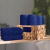 BOUTIQUO Ultra Soft Cotton Washcloths, Contains 12 Piece Face Cloths 12x12 inch, Ideal for Everyday use Face Towels, Compact & Lightweight Multi Purpose Washcloths - Navy Blue view 3