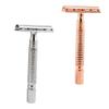 FOMIYES 2pcs Manual Double-edged Metal Traditional Shaving Tool for Men Includes Gold Silver for Home and Travel view 1